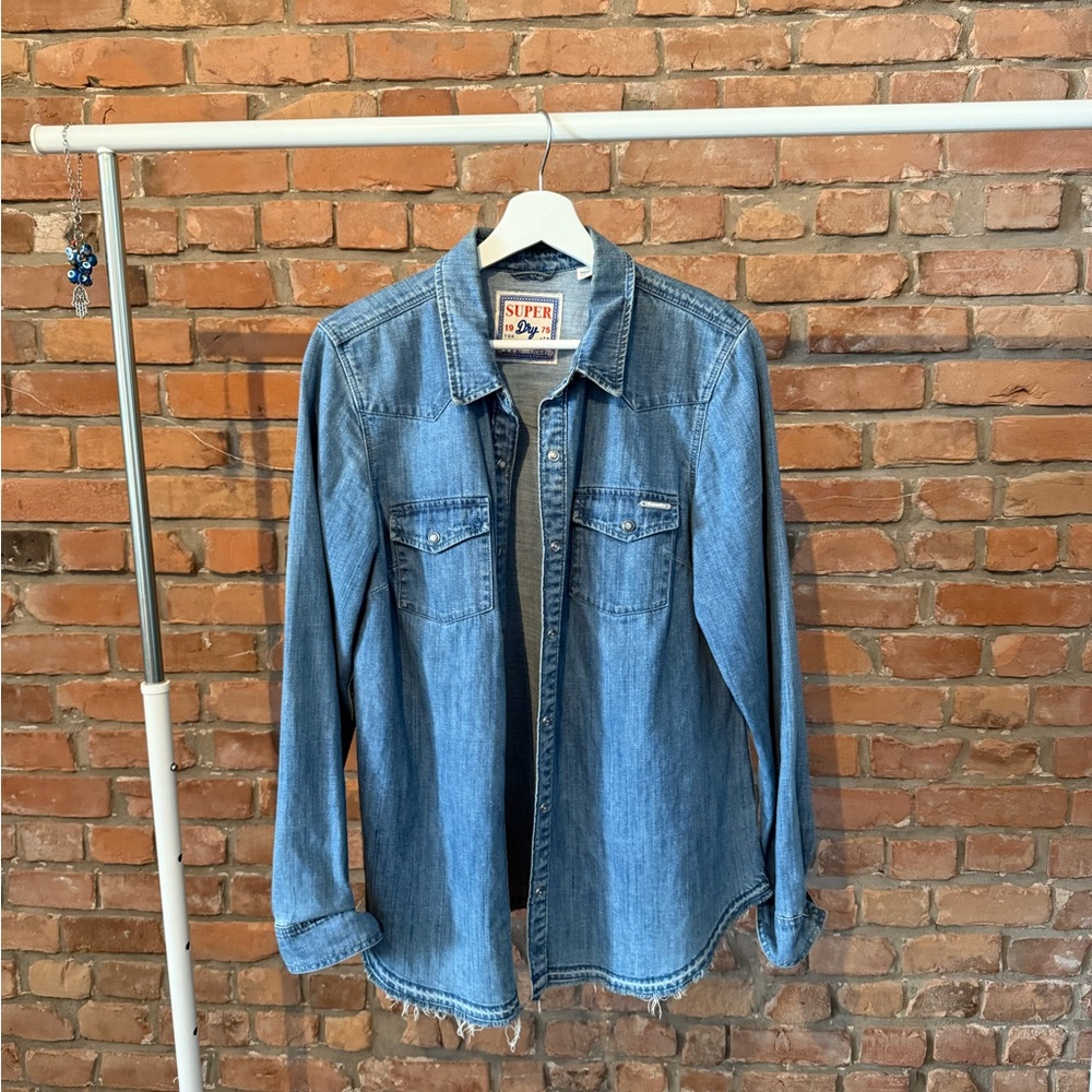 Super dry Jean shirt